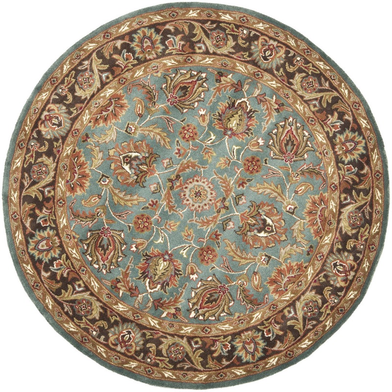 Cranmore Hand Tufted Wool Traditional Rug Charlton Home Rug Size: Round 3’6″