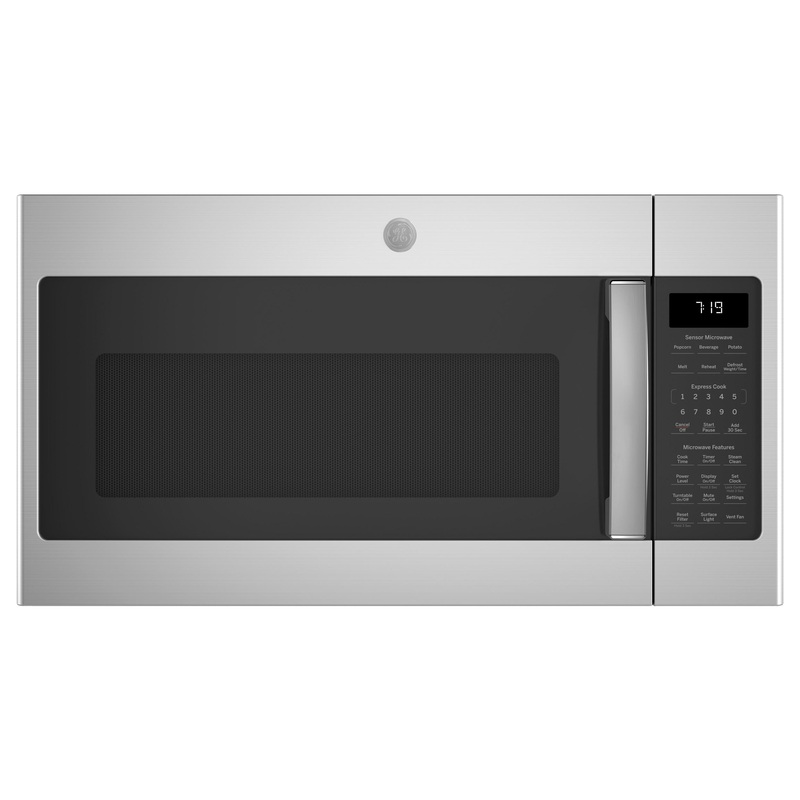 JNM7196SKSS GE 1.9 Cu. Ft. Over-the-Range Sensor Microwave Oven with Recirculating Venting