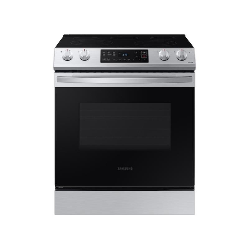 SAMSUNG 6.3 cu. ft. Smart Slide-in Electric Range in Stainless Steel