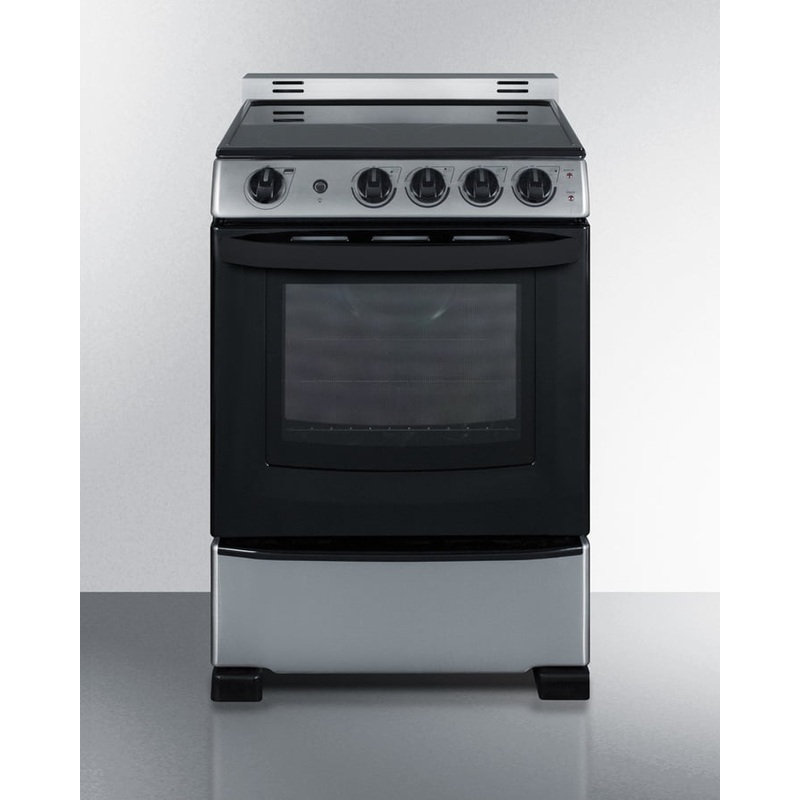 Summit REX2451SSRT3 24″ Wide Electric Smooth-Top Range