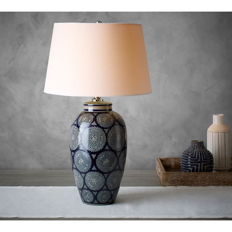 Langley Ceramic Pattern Lamp