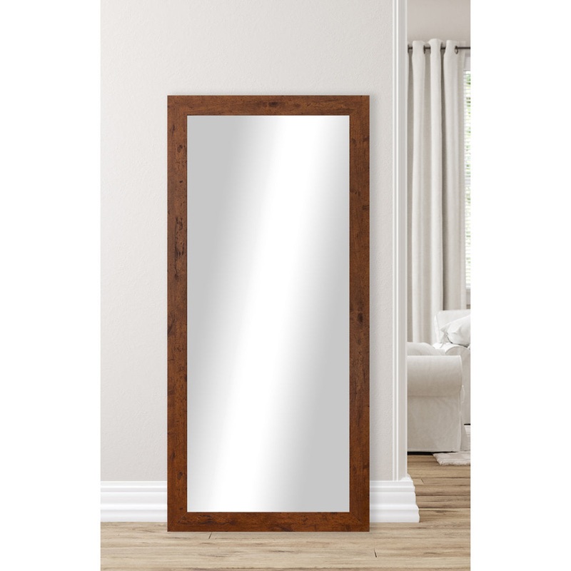 Lundeen Mirror Andover Mills Size: 70.5″ H x 32″ W Finish: Dark Walnut