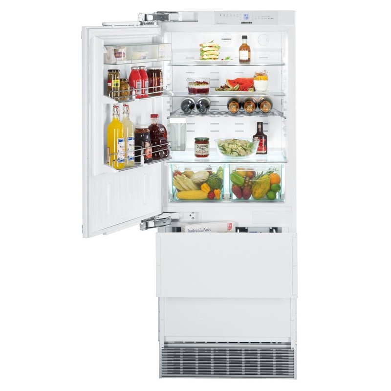 Liebherr Combined refrigerator-freezer with NoFrost for integrated use