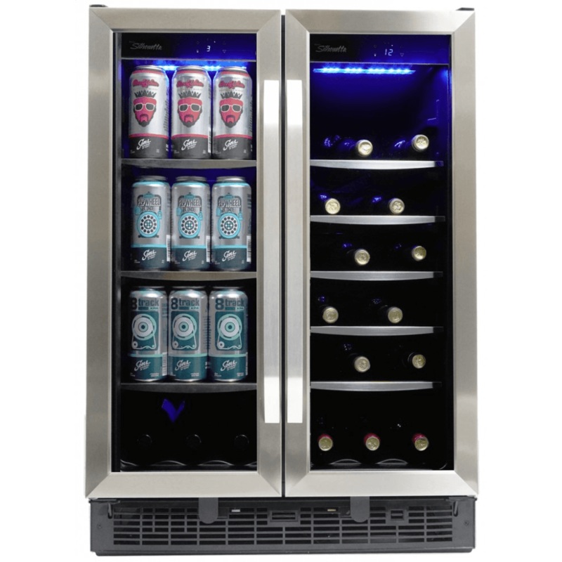Silhouette SBC051D1BSS Emmental 24″ French Door Beverage Center