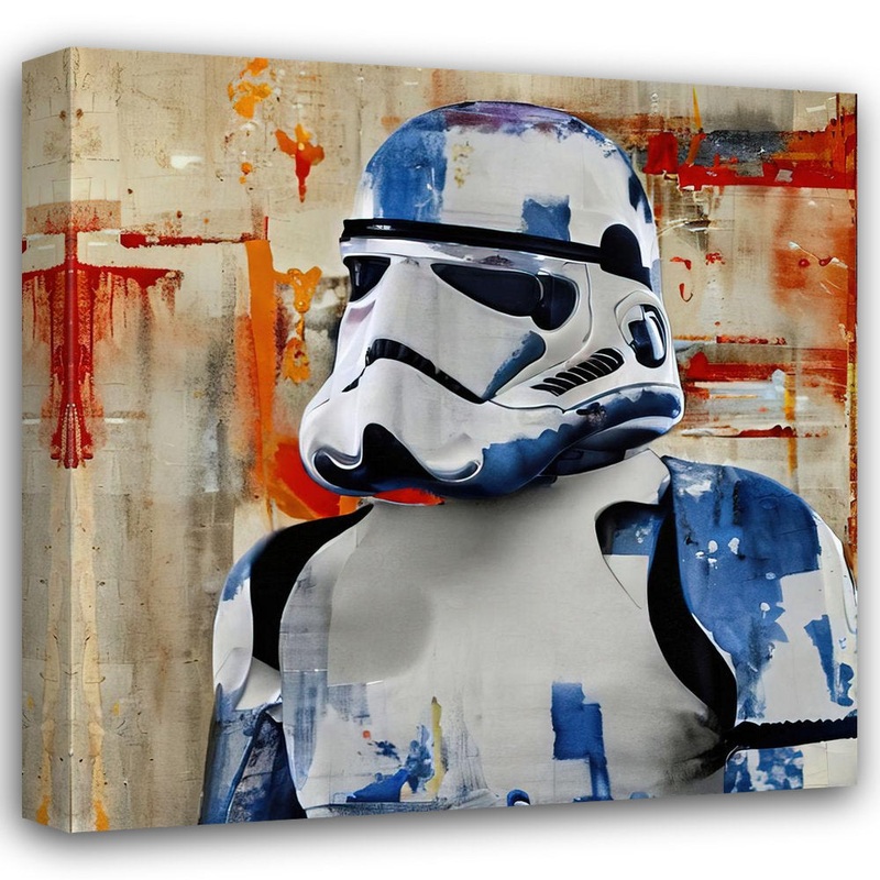 Stormtrooper One by Stephen Chambers – Wrapped Canvas Graphic Art ATX Art Group LLC Size: 18″ W x 18″ H