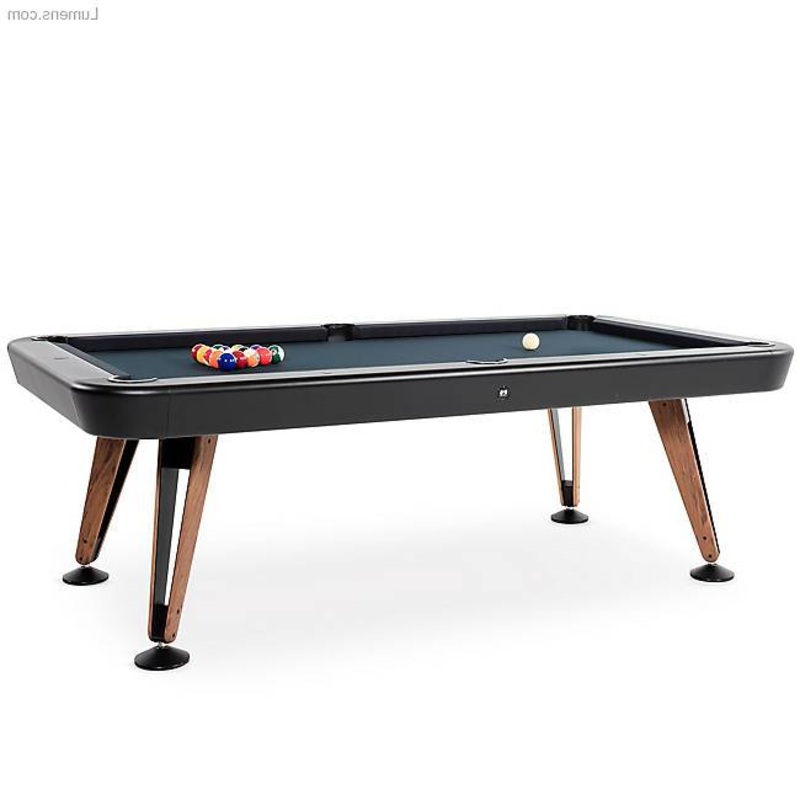 Diagonal Indoor Pool Table
