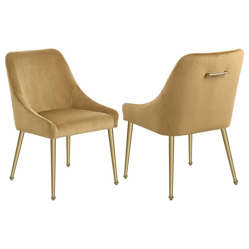 Dineshia Upholstered Dining Side Chair (Set of 2)