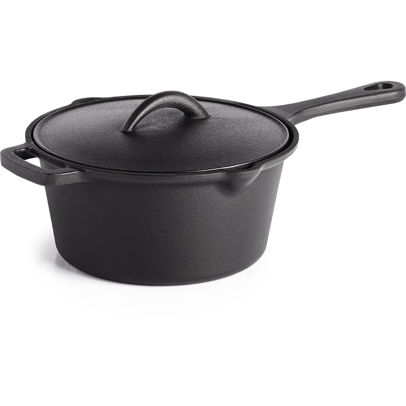 Napoleon Bbq 56051 Cast Iron Sauce Pan With Lid