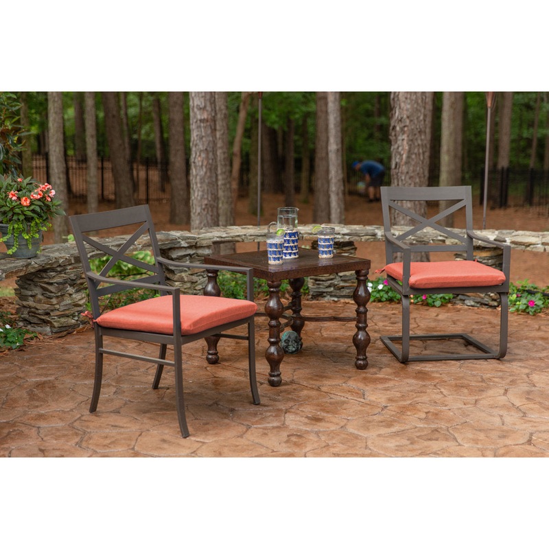 Outdoor Sunbrella Seat Cushion (Set of 2) Sol 72 Outdoor Cushion Color: Canvas Melon Sunbrella Cushion Size: 18″ W x 18″ D