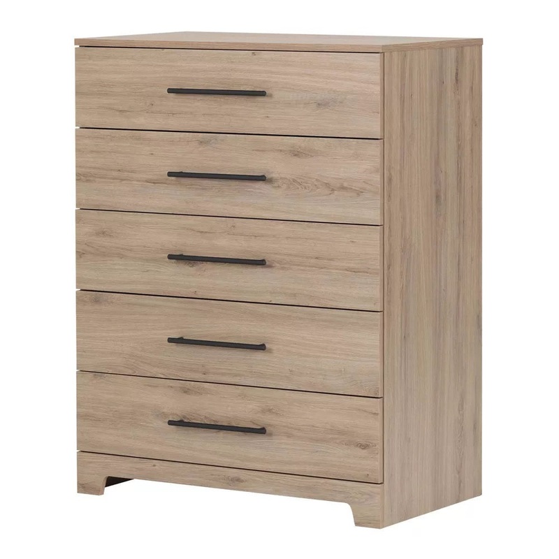 Primo 5 Drawer Chest Rustic Oak South Shore