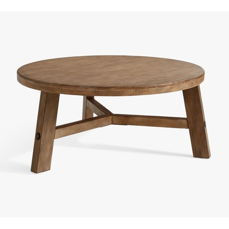 Rustic Farmhouse Round Coffee Table