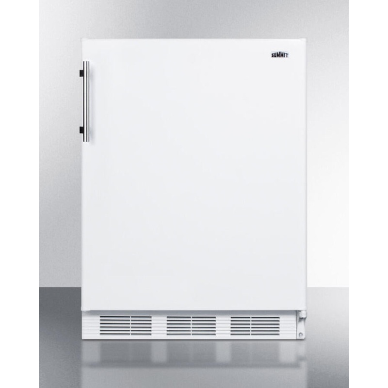 Summit CT661ADA Ada Compliant Freestanding Refrigerator-Freezer For Residential Use, Cycle Defrost With Deluxe Interior And White Finish