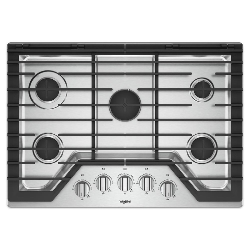 Whirlpool WCG97US0HS 30-inch Gas Cooktop with Griddle