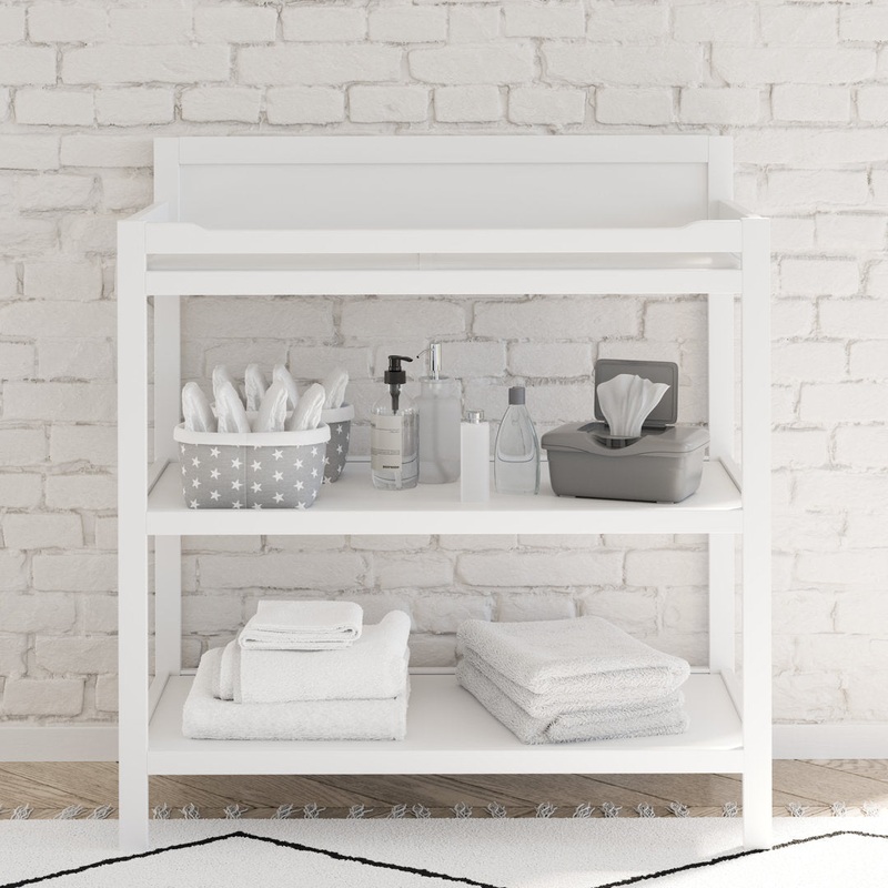 Alpine Changing Table with Pad Storkcraft Color: White