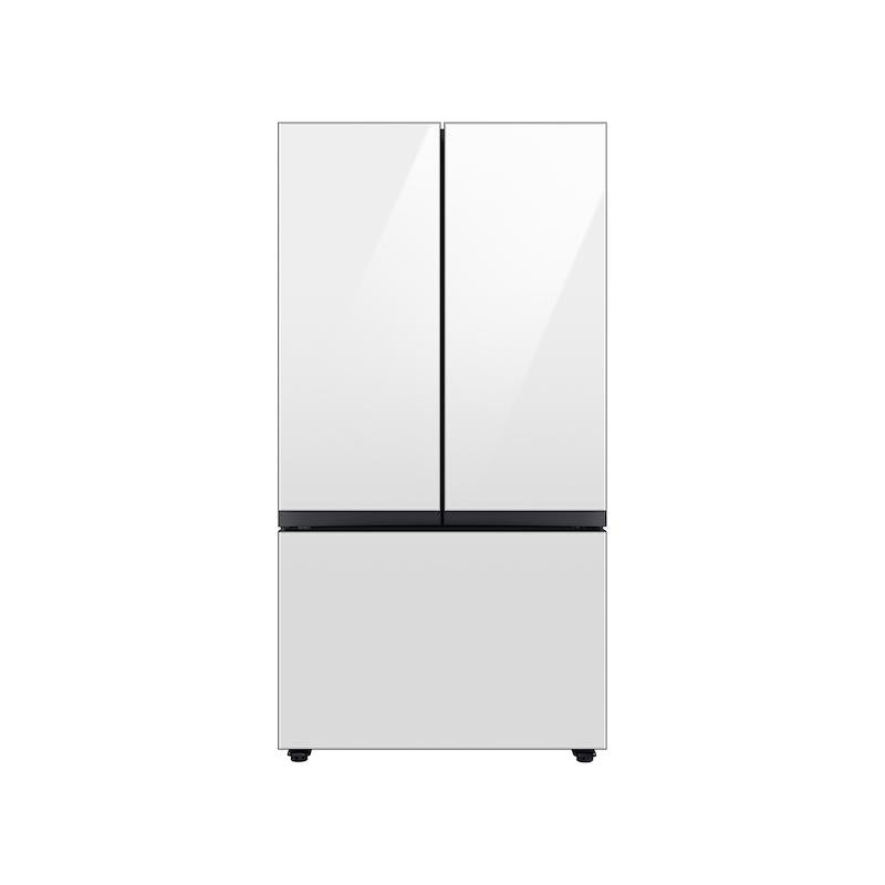 Samsung RF30BB620012 Bespoke 3-Door French Door Refrigerator (30 Cu. Ft.) With Autofill Water Pitcher In White Glass