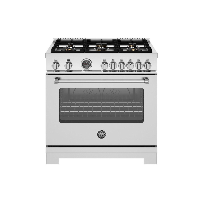 Bertazzoni MAS366BCFGMXTLP Master 36″ Range All Gas Ss