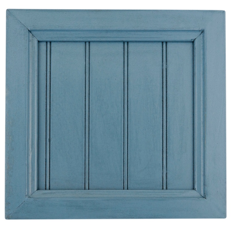 Coastal Double Wide Standard Bookcase Eagle Furniture Manufacturing Size: 48″ H x 45″ W x 13.75″ D Door Type: None, Finish: Smoky Blue