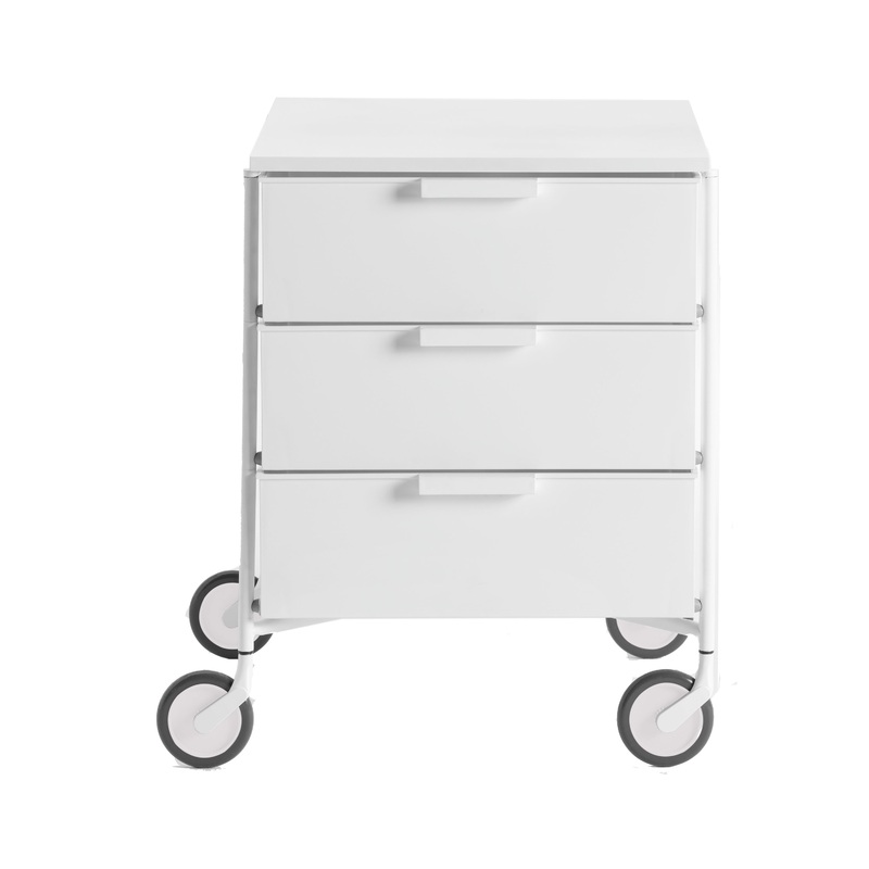 Matte Mobil 3 Drawer Trolley