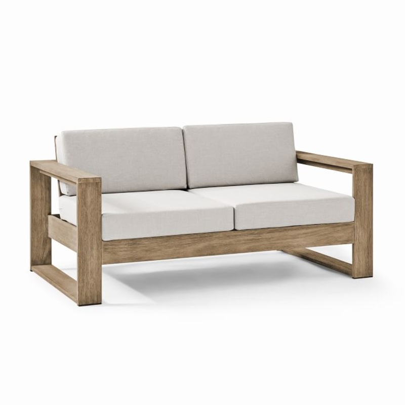Portside Outdoor Loveseat – Driftwood