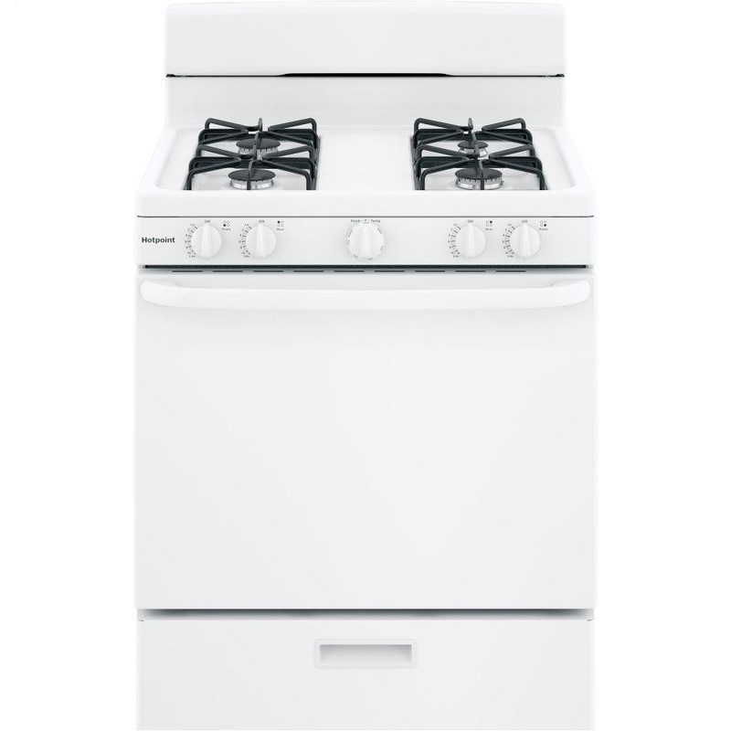 RGBS300DMWW Hotpoint 30″ Free-Standing Gas Range