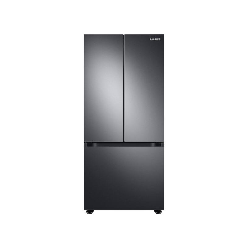 Samsung RF22A4121SG 22 Cu. Ft. Smart 3-Door French Door Refrigerator In Black Stainless Steel