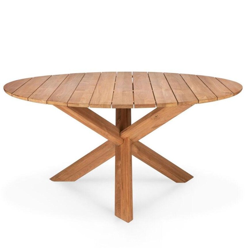 Teak Circle Outdoor Dining Table