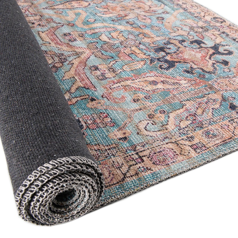 Enger Blue Area Rug Mistana Rug Size: Rectangle 5’11” x 9′