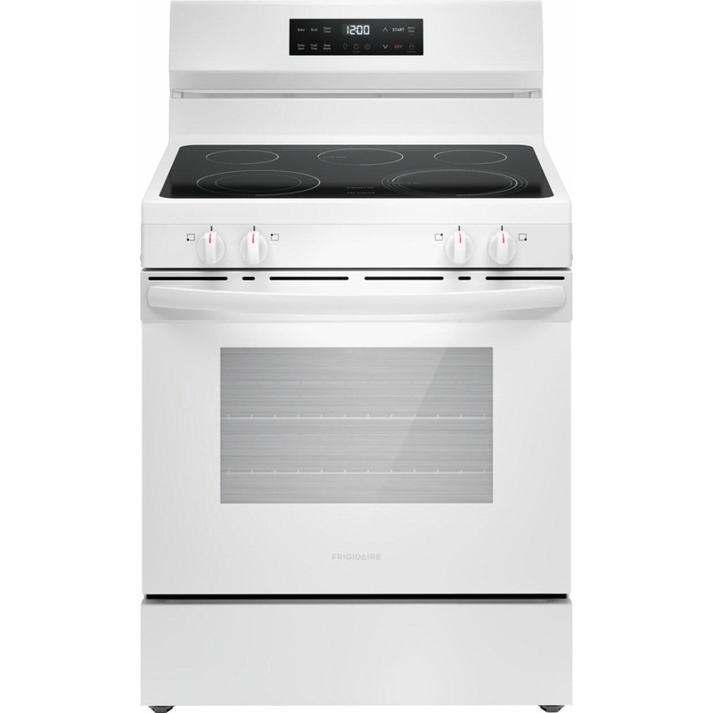 Frigidaire FCRE3062AW 30″ Electric Range with the EvenTemp