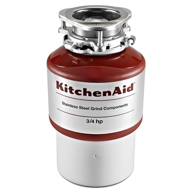 Kitchenaid KCDI075B 3/4-Horsepower Continuous Feed Food Waste Disposer