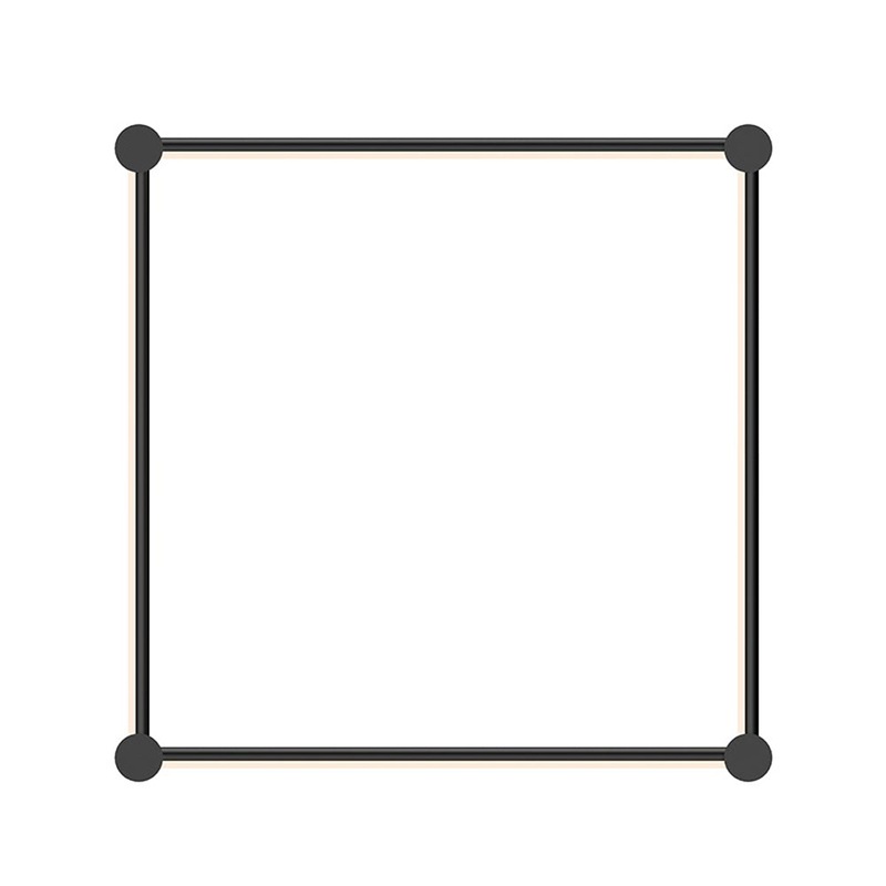 Purolinear 360 Square LED Wall Light
