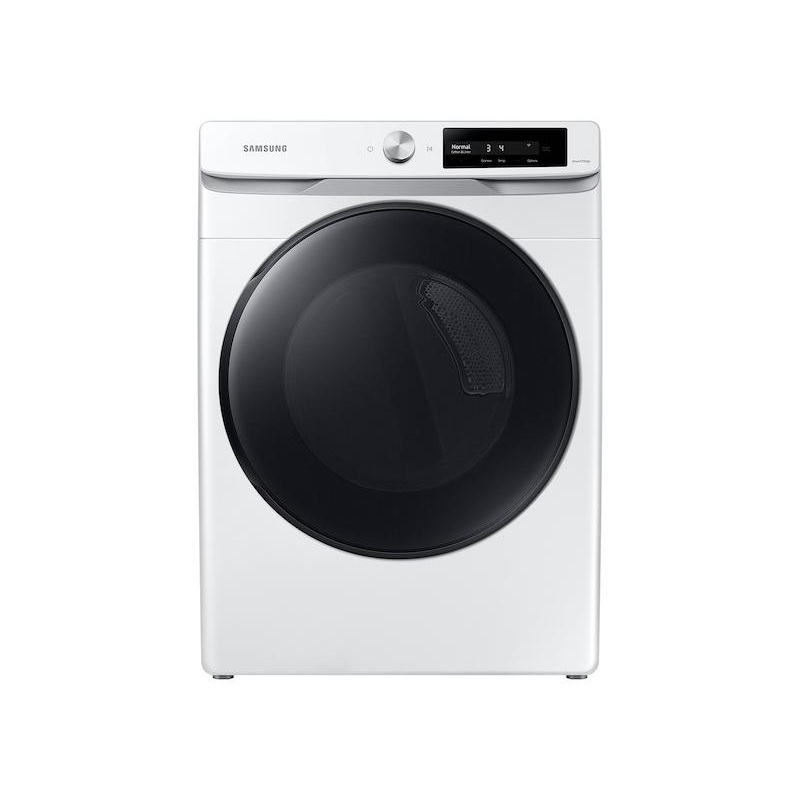 Samsung 7.5 cu. ft. Smart Dial Gas Dryer with Super Speed Dry in White