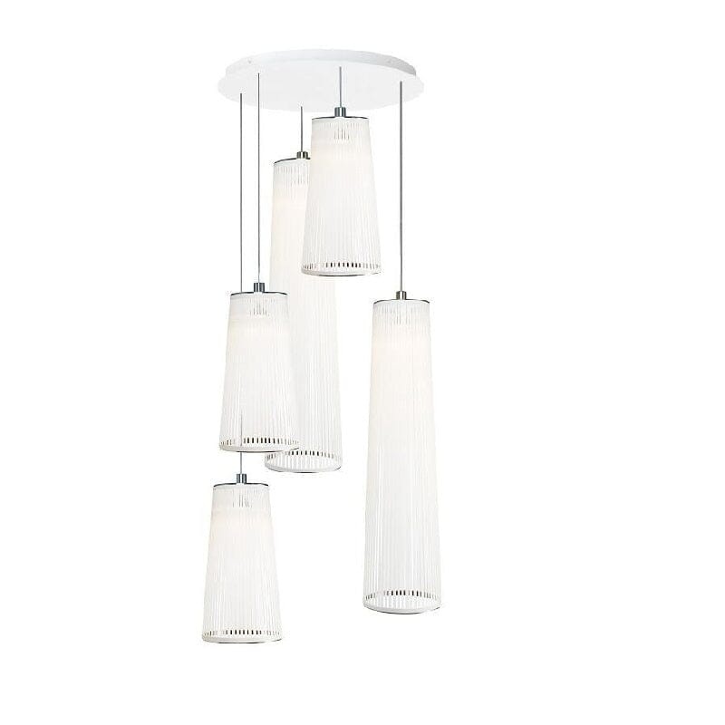 Solis Chandelier 5 Mixed Multi-Light Pendant