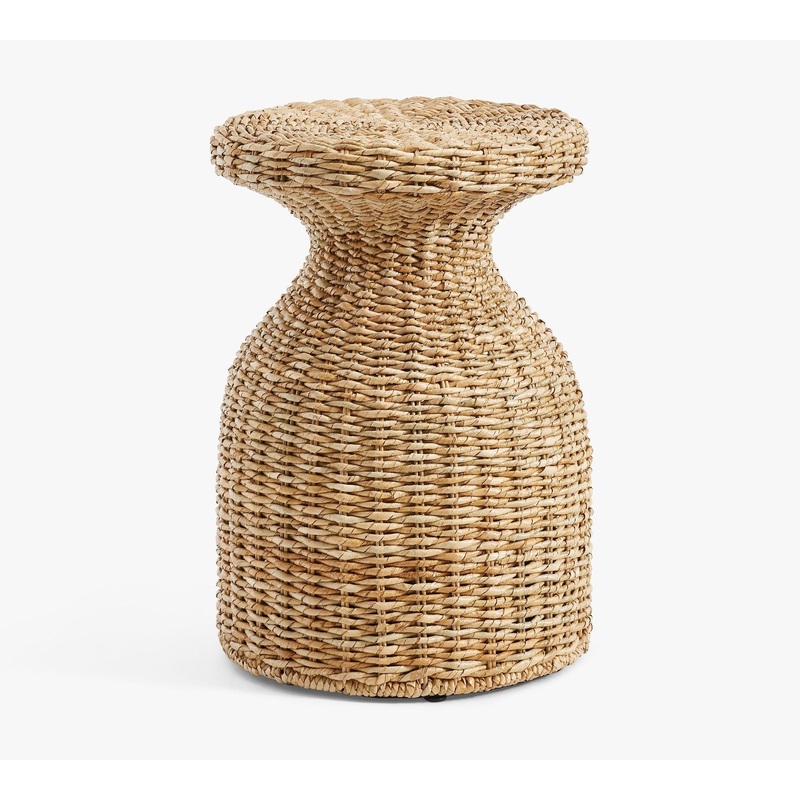Woven Round Seagrass Side Table