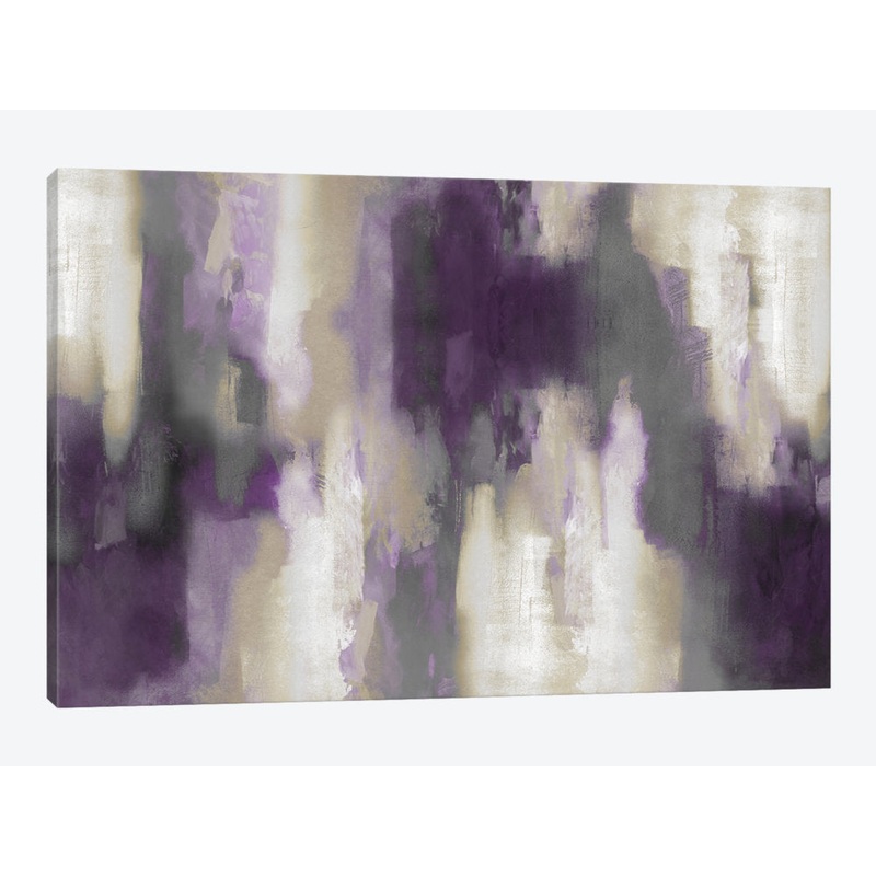 Amethyst Perspective I’ Print on Canvas East Urban Home Size: 18″ H x 26″ W x 1.5″ D Format: Wrapped Canvas