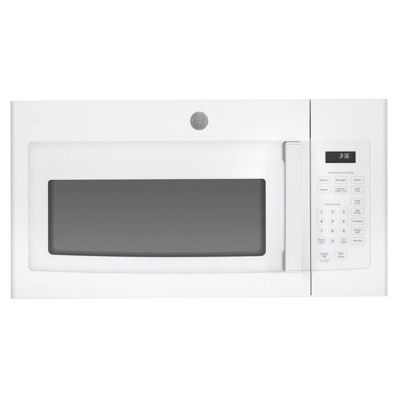 JVM3160DFWW GE 1.6 Cu. Ft. Over-the-Range Microwave Oven