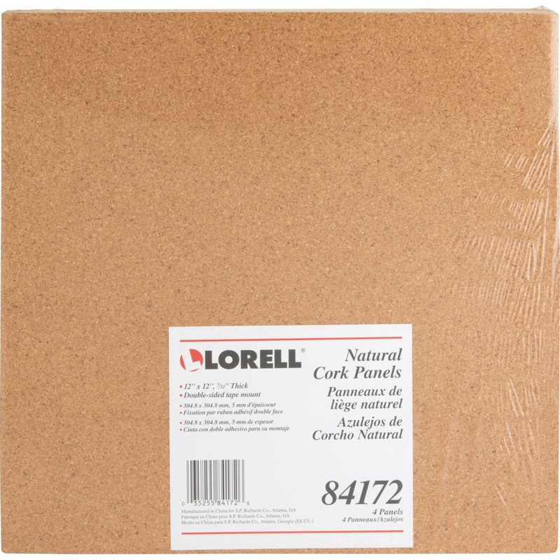 Wall Mounted Bulletin Board, 1′ H x 1′ W Lorell