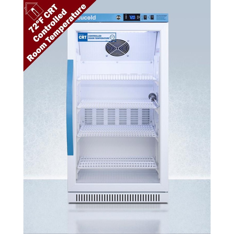 Summit ARG31PVBIADACRT 2.83 CU.FT. Upright Controlled Room Temperature Cabinet, ADA Height
