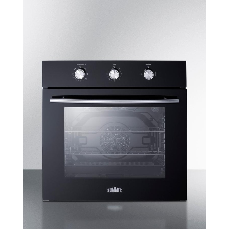 Summit SGW241BK 24″ Wide Gas Wall Oven