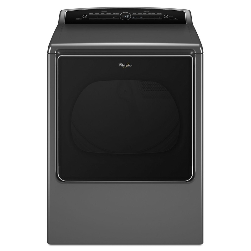 Whirlpool WGD8500DC 8.8 cu.ft Top Load HE Gas Dryer with Intuitive Touch Controls, Steam Refresh Chrome Shadow