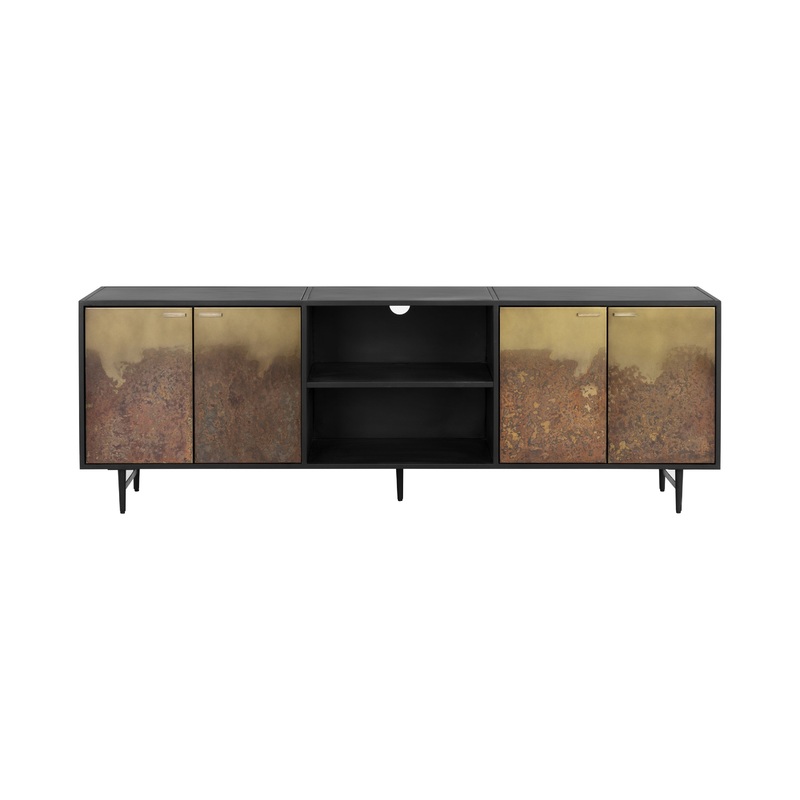 Auburn Media Console And Cabinet
