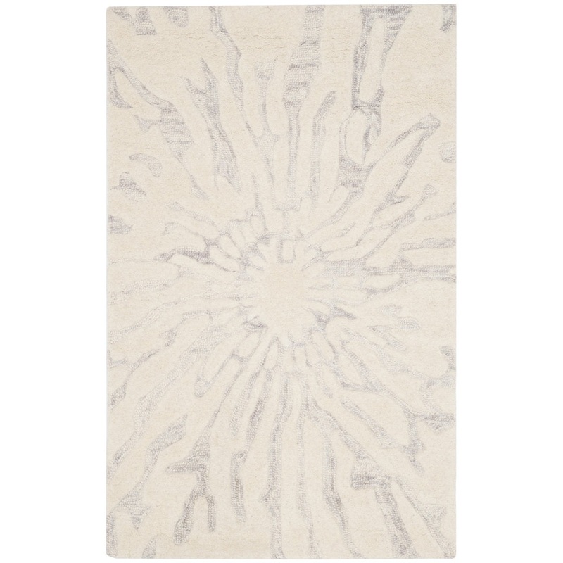 Jefferson Hand Tufted Wool Abstract Rug Wrought Studio Rug Size: Rectangle 2’6″ x 4′