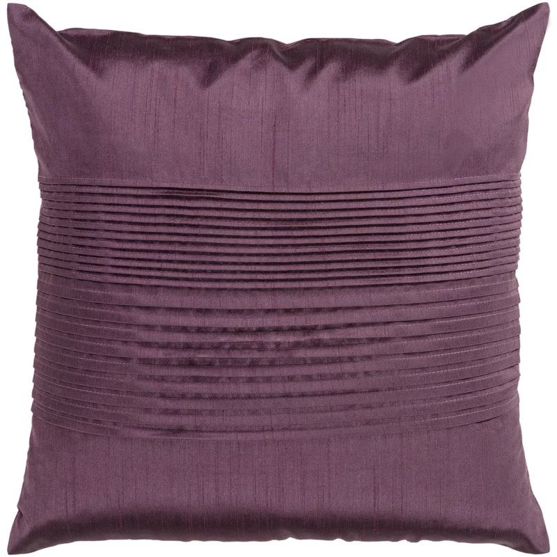 Arber Pleated Throw Pillow Cover With Insert-18″x18″