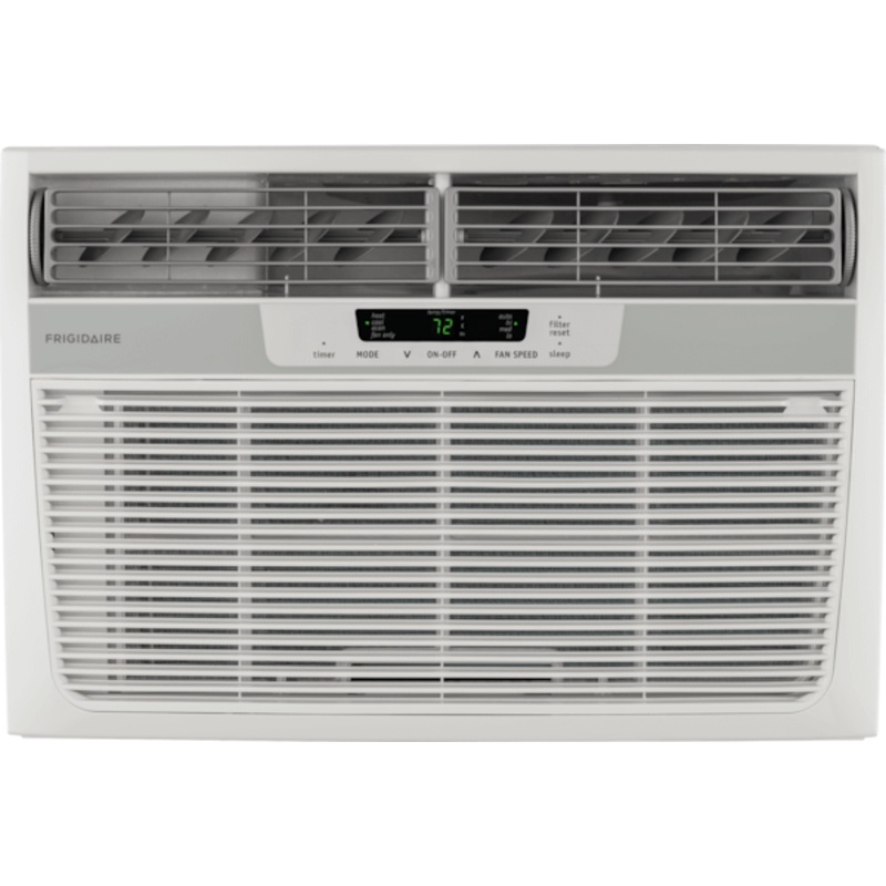 Frigidaire 12,000 BTU Window-Mounted Room Air Conditioner with Supplemental Heat