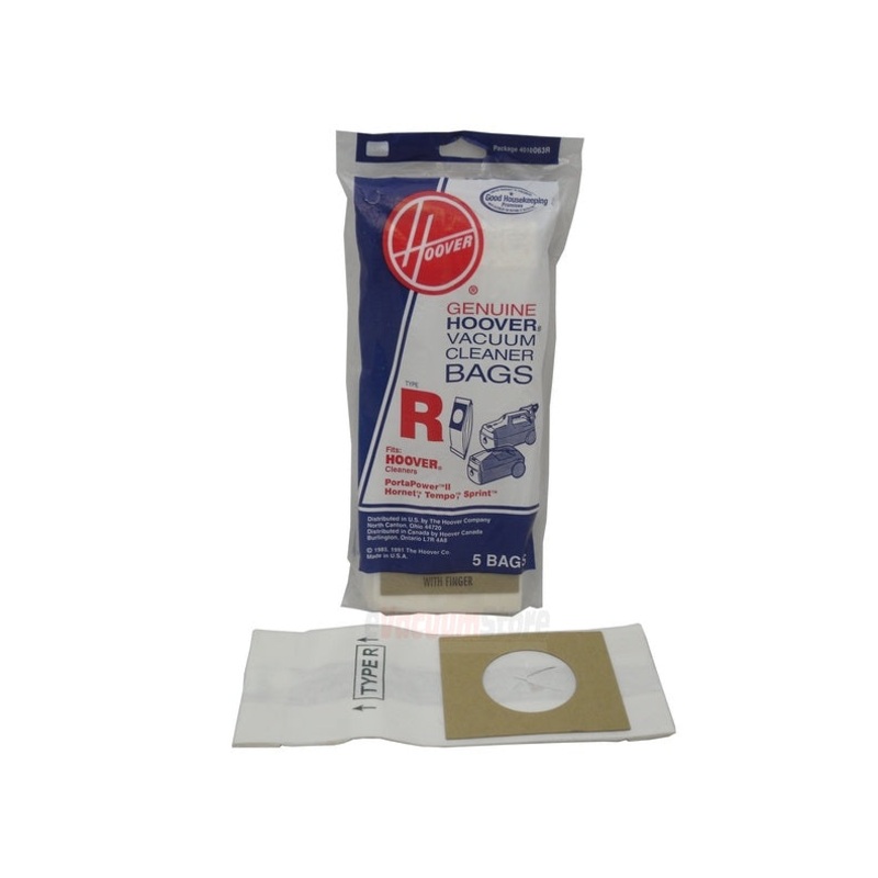 Hoover 5 Pack Genuine Type R Vacuum Bags