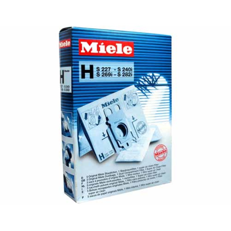 Miele Vacuum Bags Type H – 5 Pack