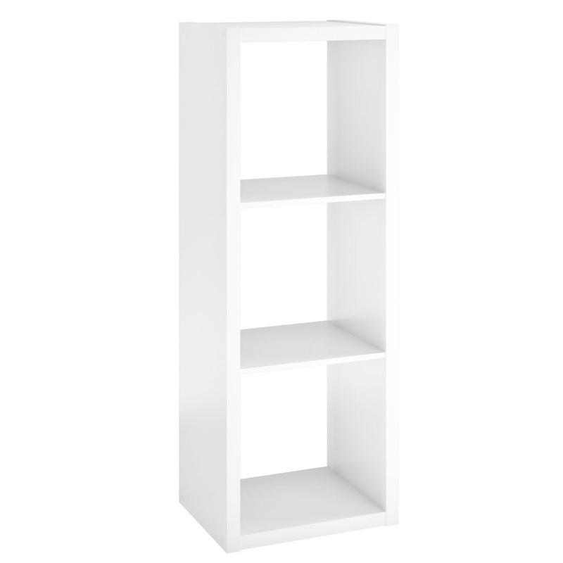 ClosetMaid 43.98″ H x 15.87″ W Cube Bookcase ClosetMaid Color: White