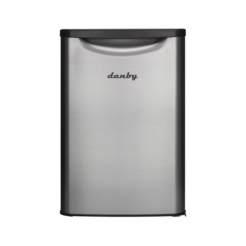 DAR026A2BSLDB Danby 2.6 cu. ft. Compact Fridge in Stainless Steel Look