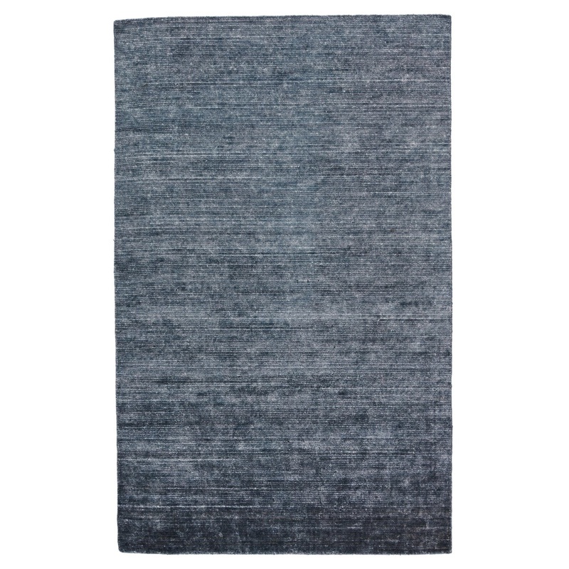 Marinette Handmade Dark Blue Rug