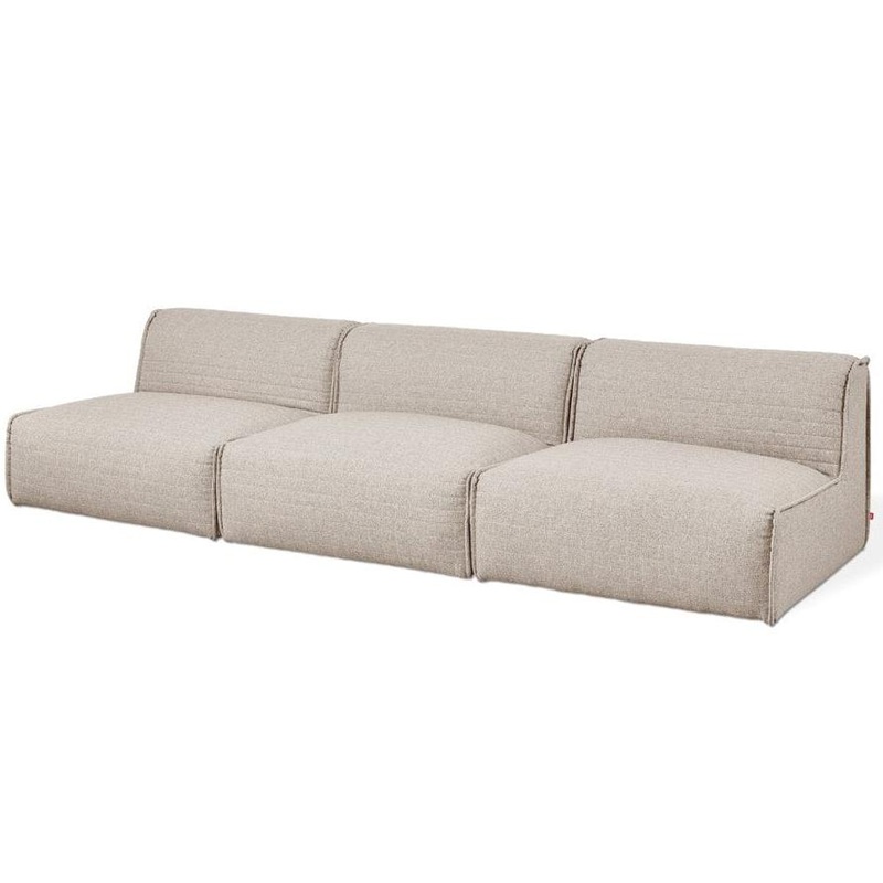 Nexus Modular 3-PC Armless Sofa