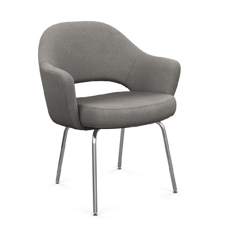 Saarinen Executive Arm Chair With Tubular Legs